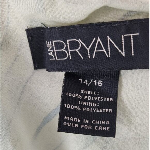 Lane Bryant Plus Floral Asymmetrical Skirt Boho Beach Summer Lightweight Chic - Picture 5 of 5